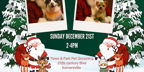 Pet Photos with Santa