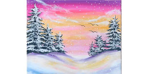 Dawn of Winter - Paint and Sip in Tyler | Classpop!\u2122