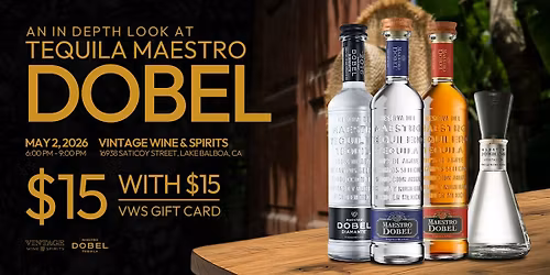 Tequila Maestro Dobel Tasting Experience