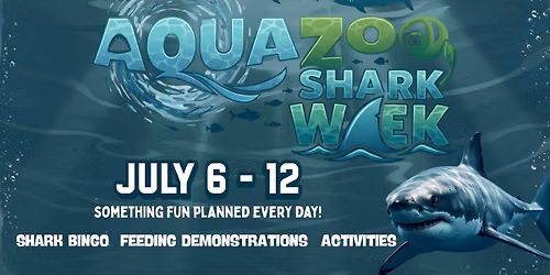 Shark Week at AquaZoo | July 6 -12