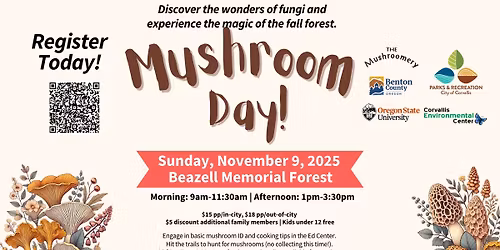 Mushroom Day at Beazall Memorial Forest!