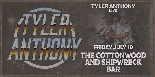 TYLER ANTHONY LIVE @ THE WOOD