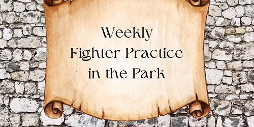 Fighter Practice in the Park (Chivalric and Rapier)