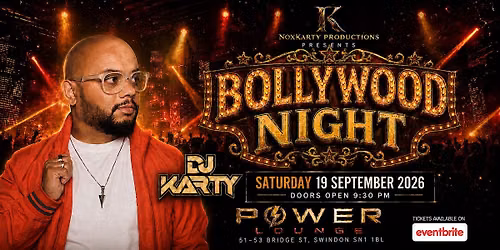 Swindon\u2019s Ultimate Bollywood Night with DJ Karty