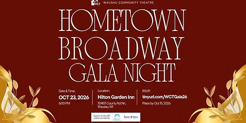 Hometown Broadway Gala with dinner