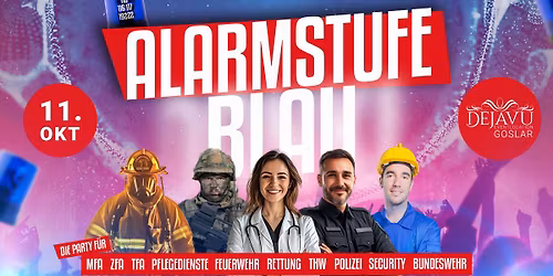 ALARMSTUFE BLAU 🚨 DIE RETTER PARTY | 11.10.
