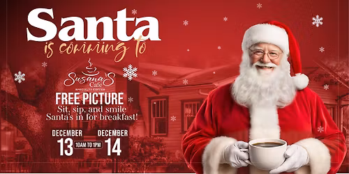 Free Picture with Santa at Susana\u00b4s Caf\u00e9