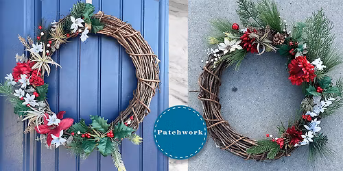 Patchwork Holiday Air Plant Wreaths Craft Workshop