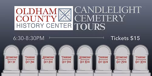 Candlelight Cemetery Tour - Location TBD