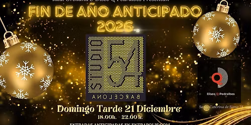 Ra\u00fal Orellana y Disco Q Pedralbes FIN DE A\u00d1O ANTICIPADO 2026