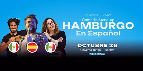 Hamburgo en Espa\u00f1ol #26 | Comedia stand-up en tu idioma - Desde 2023