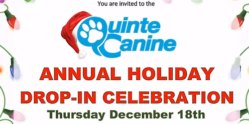 Quinte Canine Annual Holiday Drop In