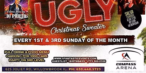Salsa Sundays Ugly Sweater Christmas @ Compass Arena