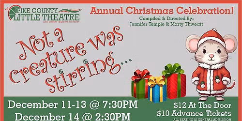 PCLT Presents: Not A Creature Was Stirring