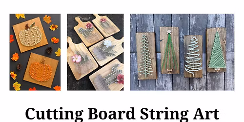 Cutting Board String Art