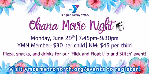 Movie Night at the Outdoor Pool