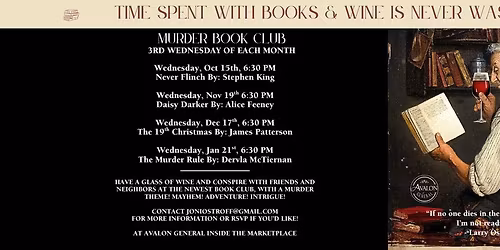 December Murder Mystery Book Club