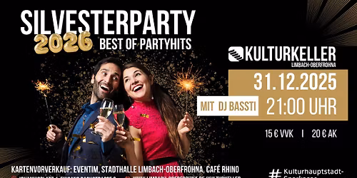 Silvesterparty im Kulturkeller \u2013 Wir feiern ins neue Jahr!