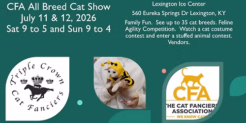 Triple Crown Cat Fanciers 9th Annual CFA All Breed Cat show