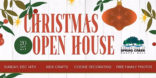 Christmas Open House 2025