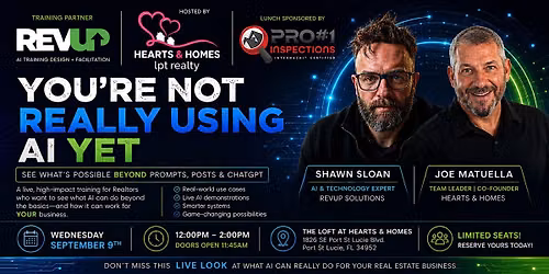 REALTORS! You're Not REALLY Using AI Yet