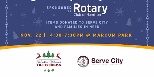 Canned Food Drive sponsored by The Rotary Club of Hamilton