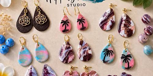 Polymer Clay Jewelry Night Ages 12+ @ Happily Painted Studio