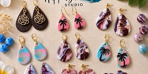 Polymer Clay Jewelry Night Ages 12+ @ Happily Painted Studio