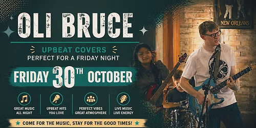Live music from Oli Bruce