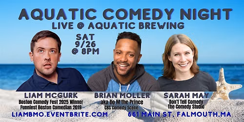 Aquatic Comedy Night @ Aquatic Brewing