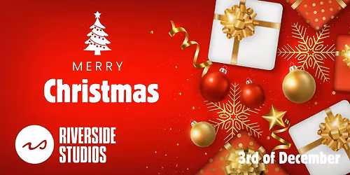 Riverside Studios Christmas Party Invitation