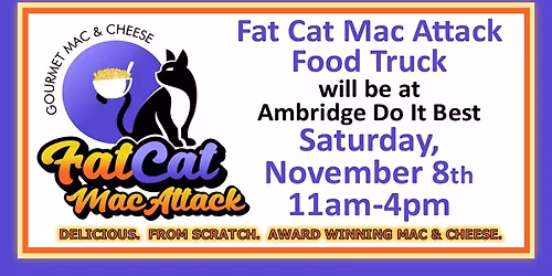 Fat Cat Mac Attack Food Truck 