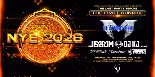 The Last Party... Before the... 1st Sunrise 2026 NYE Daytona Beach Fl.