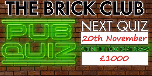 Brick Club Pub Quiz