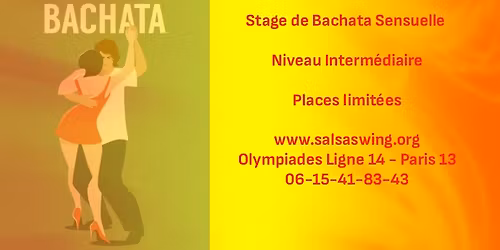 Stage de Bachata Interm\u00e9diaire - Paris 13