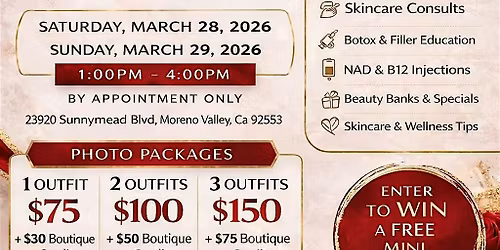 Glow & Style Photo Shoot Experience