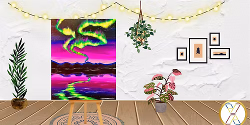 BYOB Glow Paint N Sip :"Neon Northern Sky"