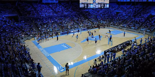 Clemson Tigers at North Carolina Tar Heels Womens Volleyball
