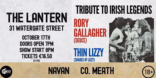 K&B Promotion Presents: Rory Gallagher -Deuce & Thin Lizzy -Shades Of Lizzy