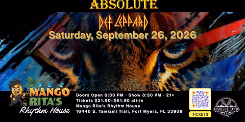 ABSOLUTE DEF LEPPARD at Mango Rita's Rhythm House
