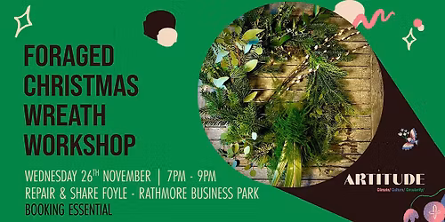 Foraged Christmas Wreath Workshop