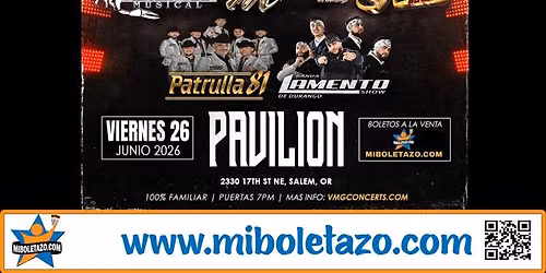 DURANGO FEST 2026 ALACRANES MUSICAL - MONTEZ DE DURANGO EN EL PAVILION