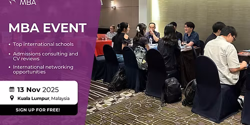 Take Control of Your Future at Access MBA Kuala Lumpur \u2013 November 13