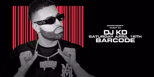 BarCode Saturdays w\/ DJ KD