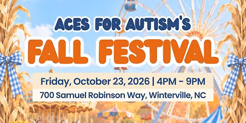 Aces for Autism's Fall Festival & Trunk or Treat