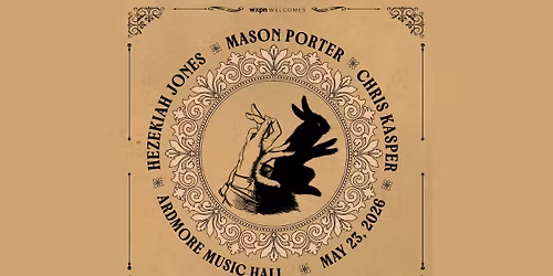 Hezekiah Jones + Mason Porter + Chris Kasper at Ardmore Music Hall 5\/23