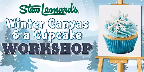 Winter Canvas and a Cupcake Workshop