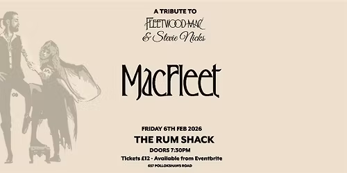 MacFleet LIVE at The Rum Shack