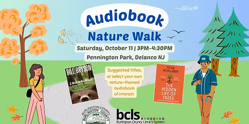Audiobook Nature Walk | Pennington Park (Delanco NJ)