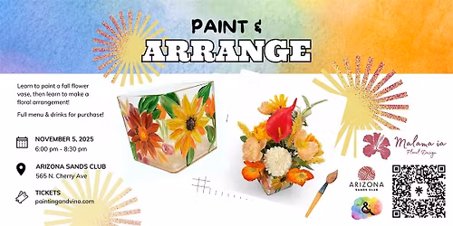 Paint and Arrange at Arizona Sands Club